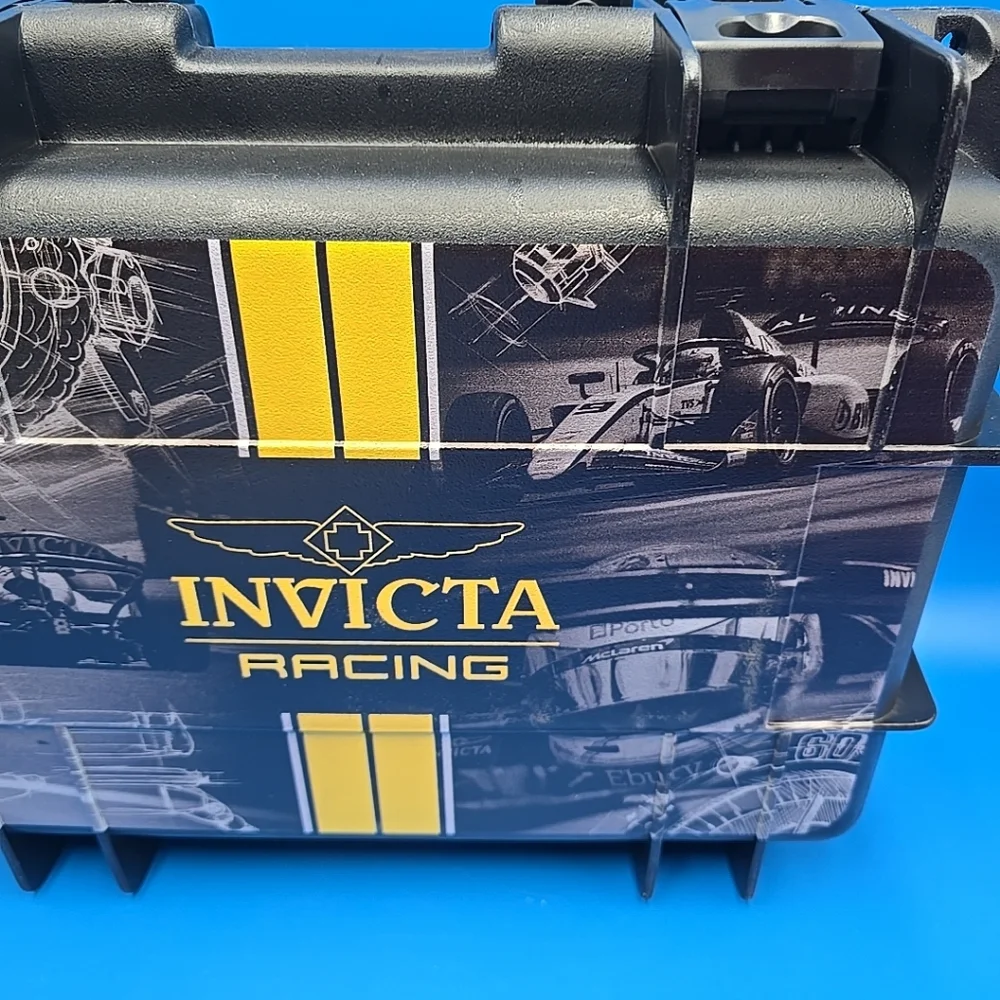 Invicta 8-Slot Dive Impact Watch Case, Racing Team, SKC Black (DC8RT-SKCBLK)